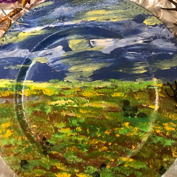 💙💛Home Decor Plate💛💙 - Picture 5 of 12